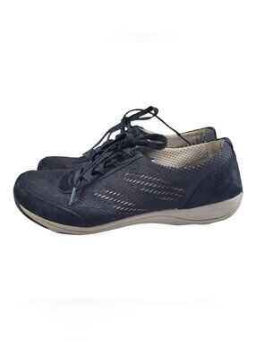 Dansko Womens Hayes Black Sneakers Comfort Shoes Size 41 US 10.5 11 Lace Up